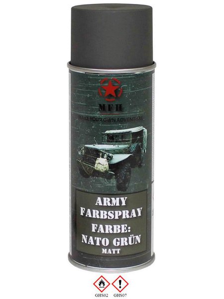 Kleur spray leger zwak NAVO GREEN 400 ml