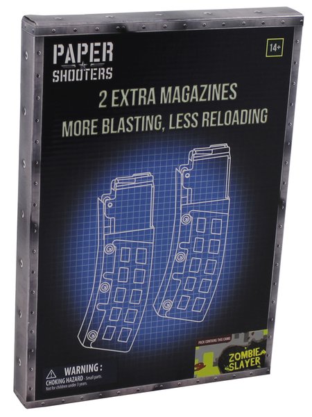 Equipa de construção PAPER SHOOTERS Magazin-Zombie Say 2do pacote