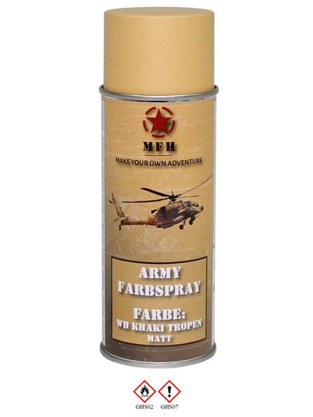 Colour spray Army KHAKI WH TROPICS weakly 400 ml