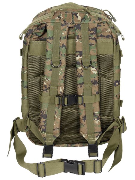The US backpack Assault II Digitally Woodland approx. 40 l