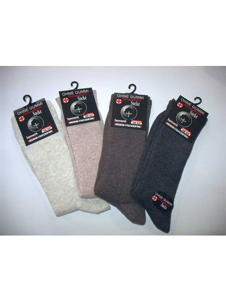 Calcetines de salud calcetines algodón, Sin federación de goma y sin costura, 4,8 o 12 parejas