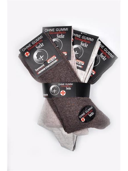 Health socks socks cotton, without elastic alliance and without seam, 4 pairs 39-42