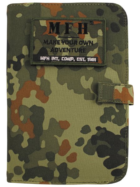 Appointment planner A6 ring book fixture Flecktarn