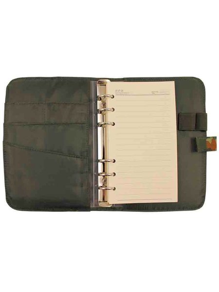 Appointment planner A6 ring book fixture Flecktarn