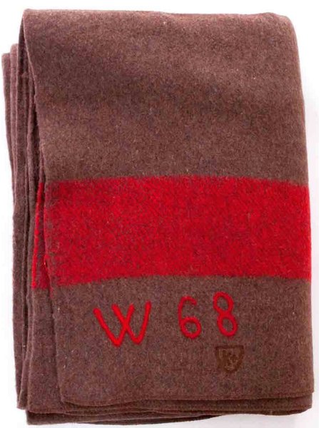 Couverture de l&#39;armée suisse en laine 2,10 x 1,50 m