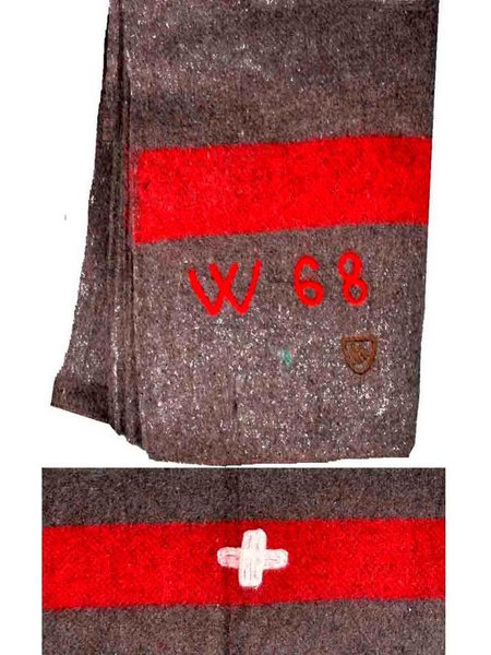 Manta militar suiza Manta de lana 2,10 x 1,50 m