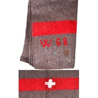Coperta di lana coperta dell&#39;esercito svizzero 2,10 x...