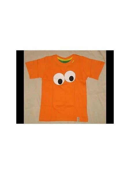Kinder T-Shirt KiDiD mit Beutel Kleinkind Gr. 86-116 für Mädchen und Jungen  NEU 86 / 92 Orange (Dino)