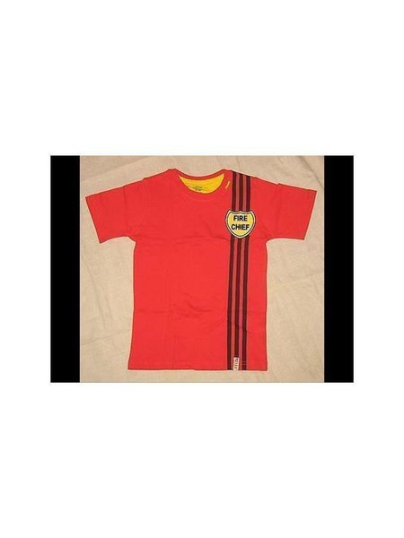 Kinder T-Shirt KiDiD 86 / 92 Rot (Feuerwehrmann)