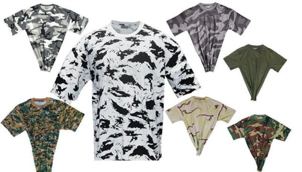 CI Army Camouflaging T-shirt Comuflage