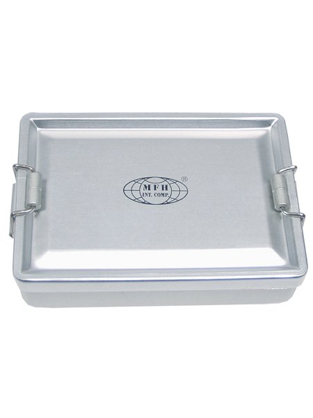 Watertight aluminium box silvery