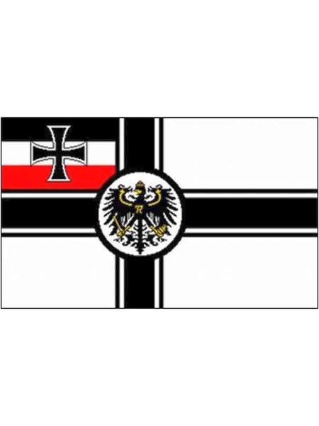 Bandeira Marinha Imperial Alemã 90 x 150 cm