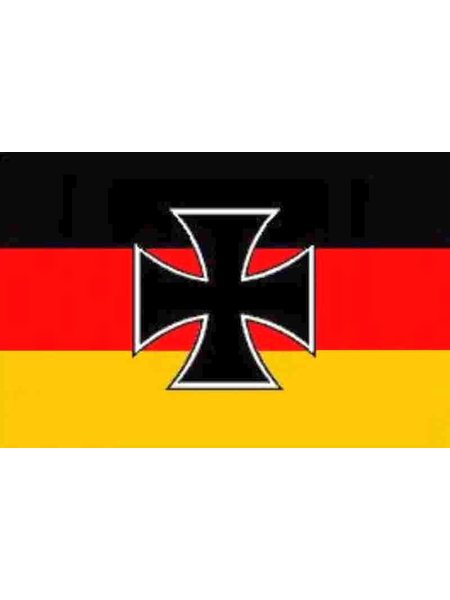 Vlag van Duitsland IJzeren kruis 90 x 150 cm