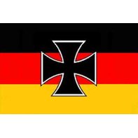 Fahne Deutschland Eisernes Kreuz 90 x 150 cm