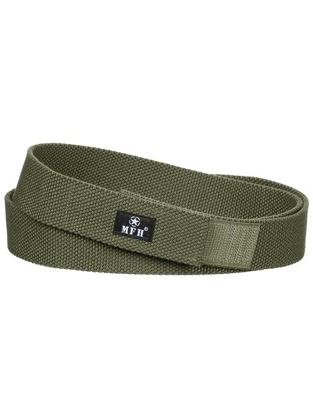 Belt with velcro fastening Olive