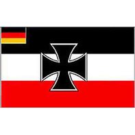 Bandera del Reich Alemán con Cruz de Hierro 90 x 150 cm.