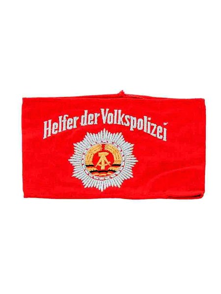 Alkuperäisen DDR käsivarsinauha avustaja kansallisen poliisin