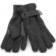 Fleece finger gloves with thinsulate lining and trimming...