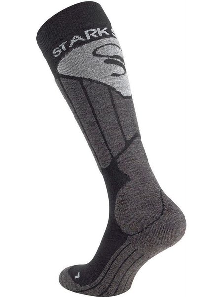 Winter sports knee socks with wool Black 39-42