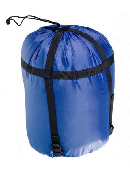 Mumienschlafsack 2-lagig (460 g/m²) mit Packsack Blau