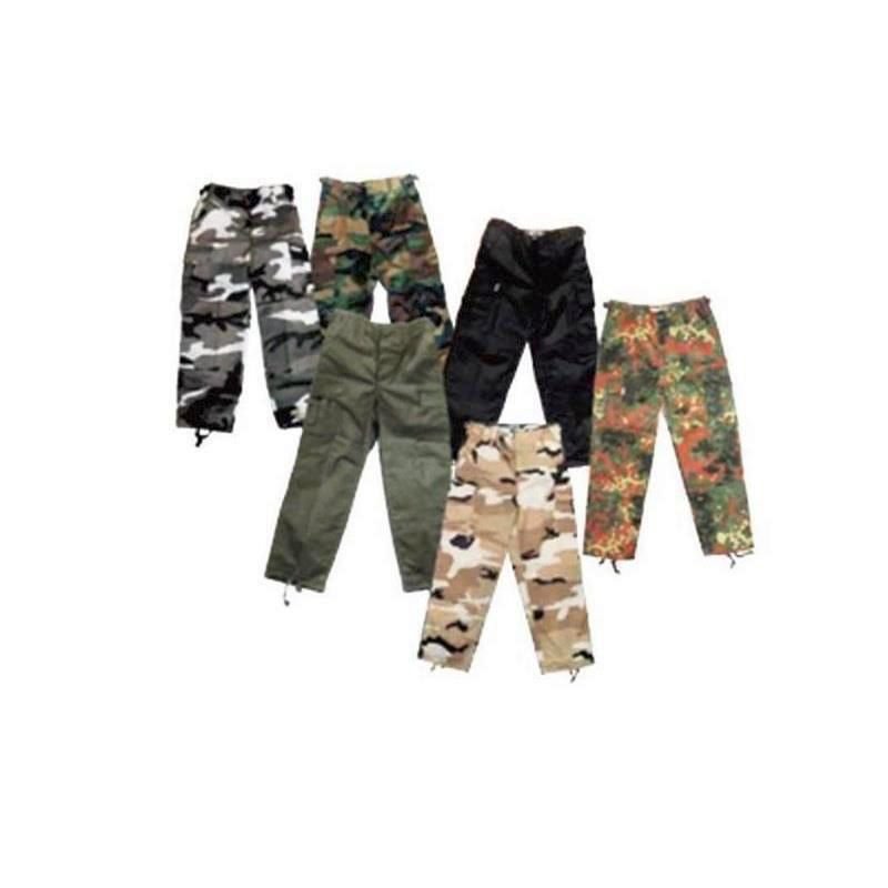 Kidswear US BDU Kinderhose lang Cargo Tarnhose camouflage Feldhose 110 bis 170