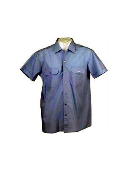Het federale leger lichtblauw officiële shirt korte arm korte armen 39/40