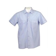 FEDERAL ARMED FORCES official shirt light blue short arm...