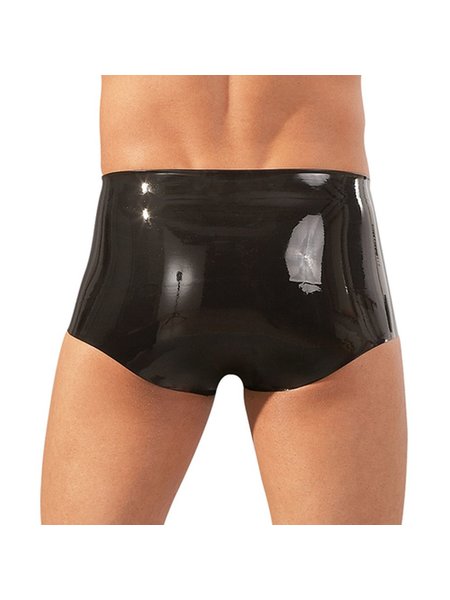 Latex-Pants mit Penis-Hoden-HülleL/XL