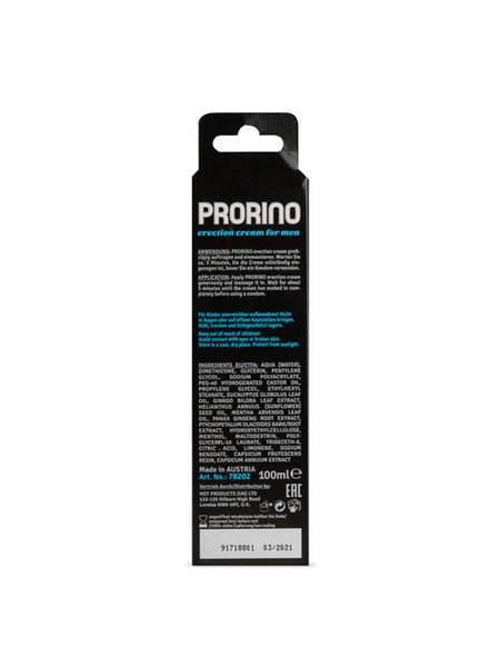 Ero Prorino Erection Cream für den Mann - 100 ml