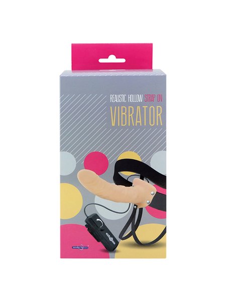 Realistischer, hohler Strap-on Vibrator
