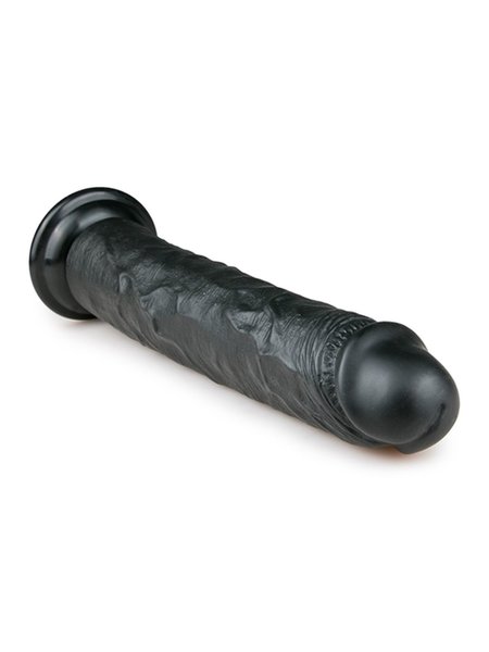 Realistischer schwarzer Dildo - 28,5 cm