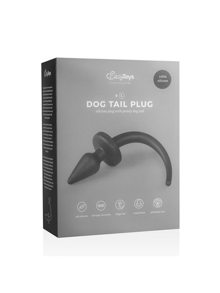 Dog Tail Plug - Pointy Groß