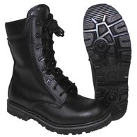 Holl. Fight boot, leather feed, black