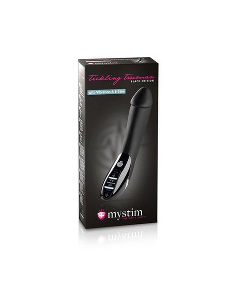 Mystim - Tickling Truman E-Stim Vibrator - Black Edition