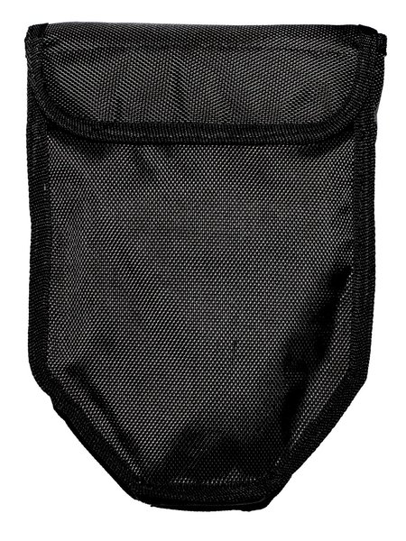 To folding spavins, plastic clutch, 3-part, black, with pocket