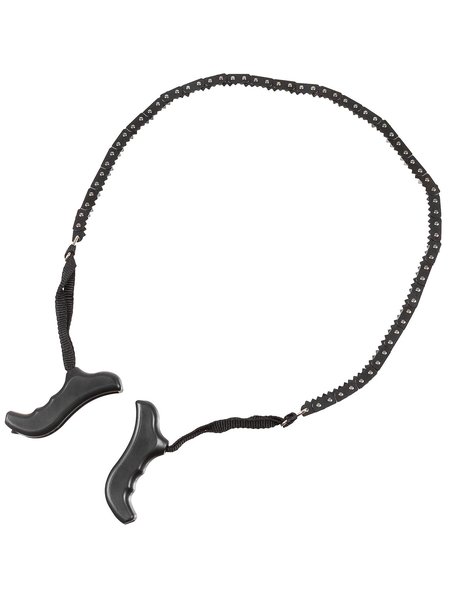 Scié de main de chaînes, avec des poignées, L. 73 cm, 65 dents