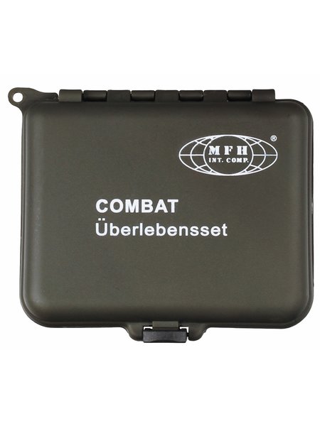 Combat survival set, watertight box