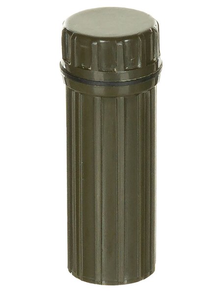 Wasserdichte Streichholzbox, oliv