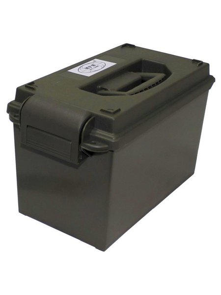 The US ammunition box, plastic, cal. 50 mm, olive