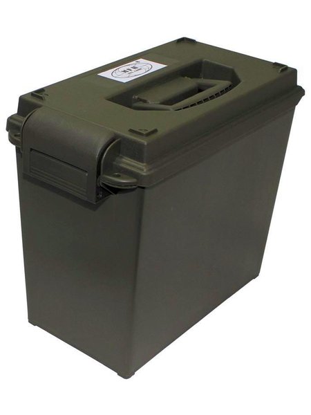 The US ammunition box, plastic, cal. 50 mm, largely, olive