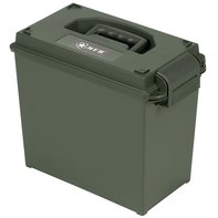 The US ammunition box, plastic, cal. 50 mm, largely, olive