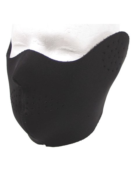 Gesichtsschutz-Maske, Neopren, Schwarz, aus Spezialschaum