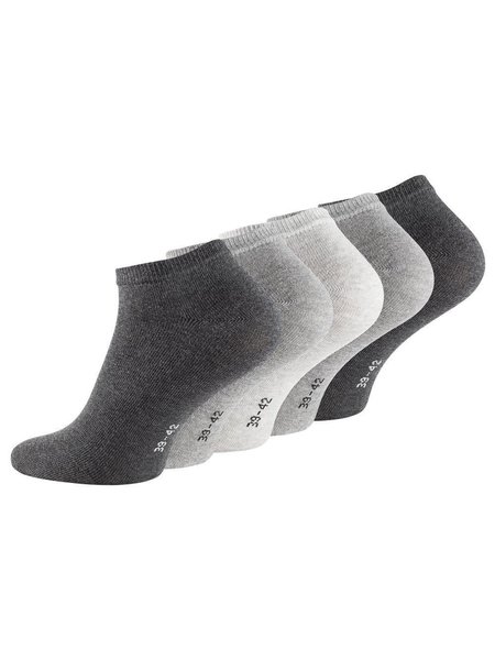 Essentials - Unisex Baumwoll Sneaker Socken 5 Paar