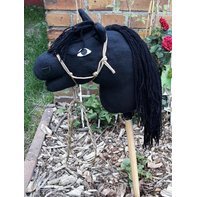 Hobby Horse Steckenpferd Black Handarbeit Unikat