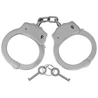 Handcuffs Deluxe steel nickel-plates