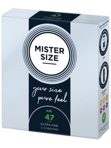 MISTER.SIZE 47 mm Kondome 3 Stück