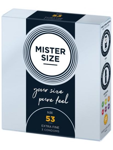 MISTER.SIZE 53 mm Kondome 3 Stück