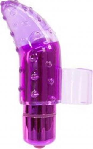 Frisky Finger Vibrator mit Bullet - Lila