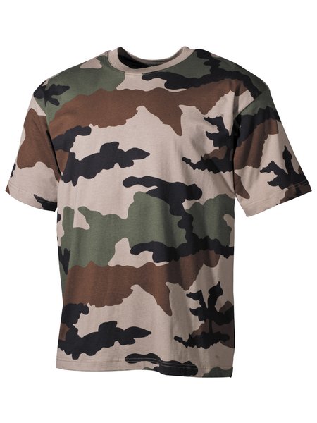 De VS, T-shirt, camouflage de helft arme CCE, 160 g / m 2