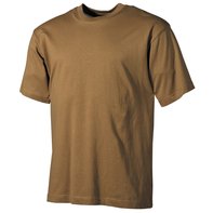 De VS, de helft arme T-shirt, coyote, 160 g / m 2